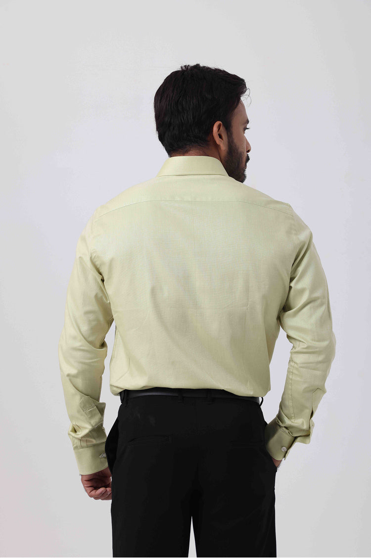 Premium Giza Cotton Bright Green Shirt