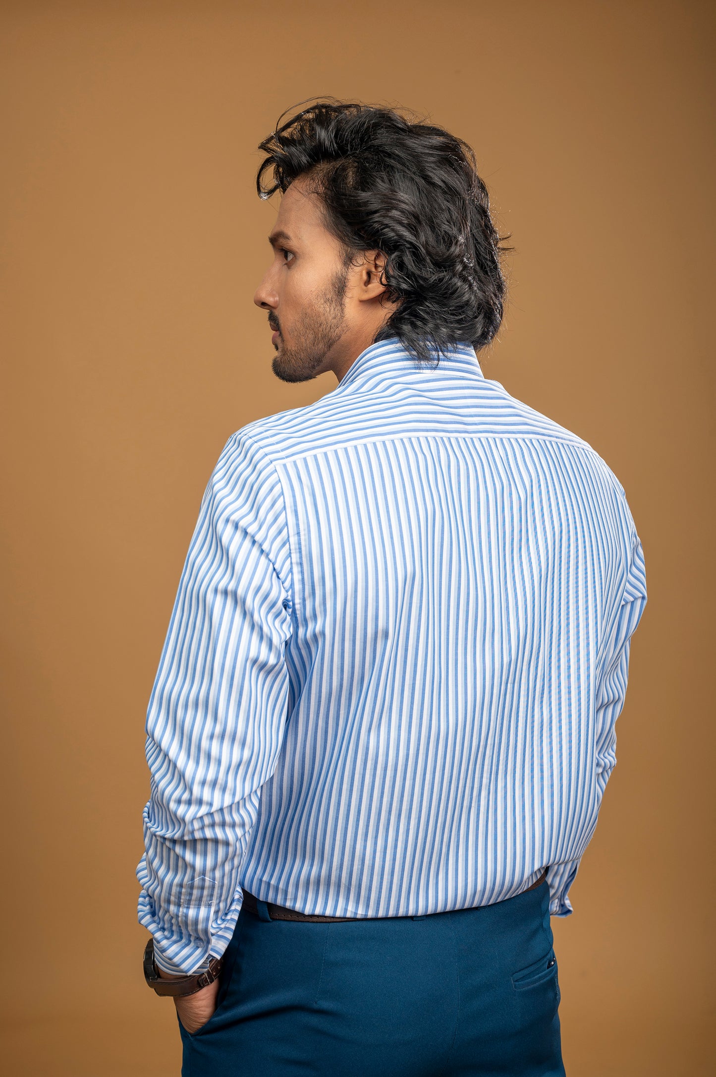 Classic Blue Stripes Shirt