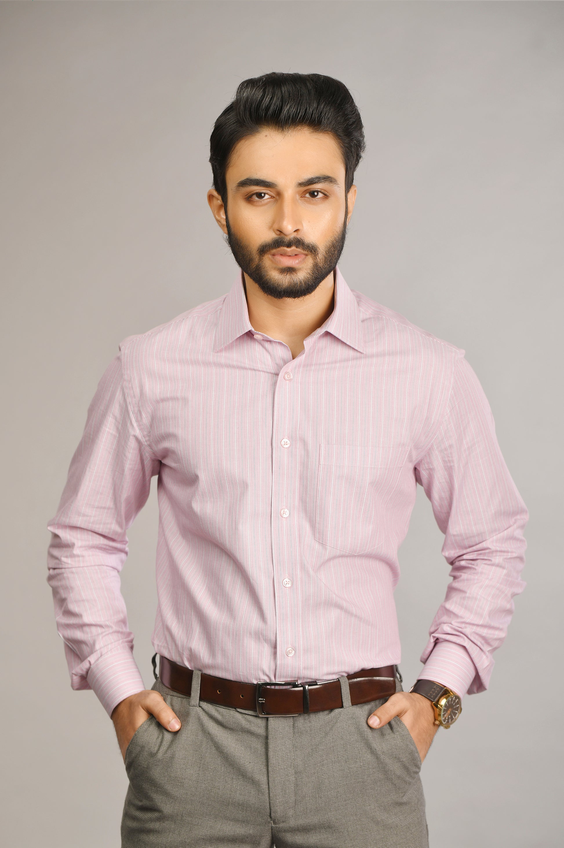 Subtle Pink Stripe Shirt