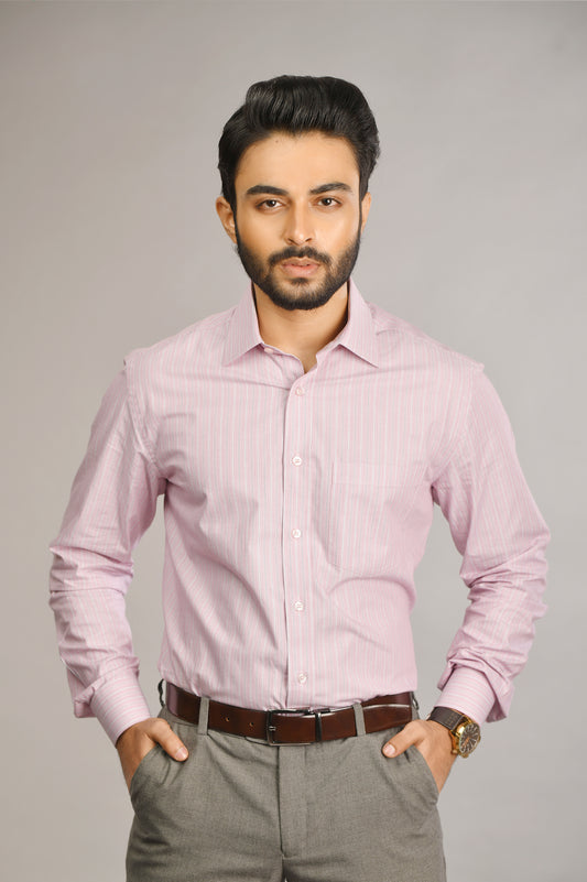 Subtle Pink Stripe Shirt