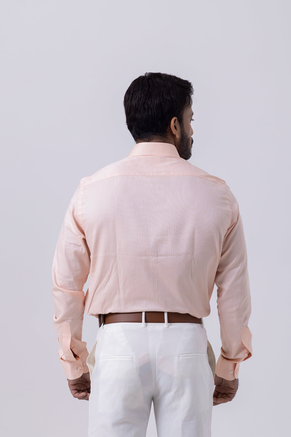 Premium Giza Cotton Peach Shirt